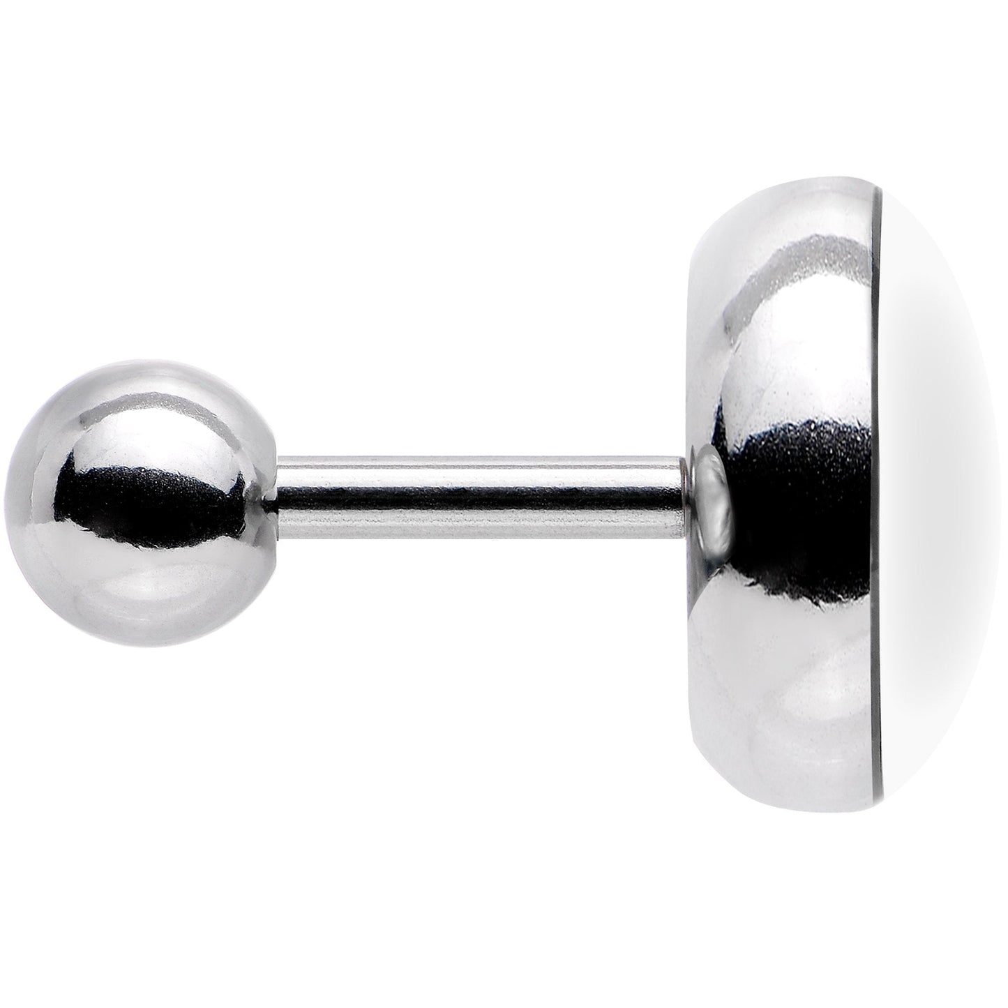 16G 1/4 Katrina Sugar Skull with Rose Flower Tragus Cartilage Earring