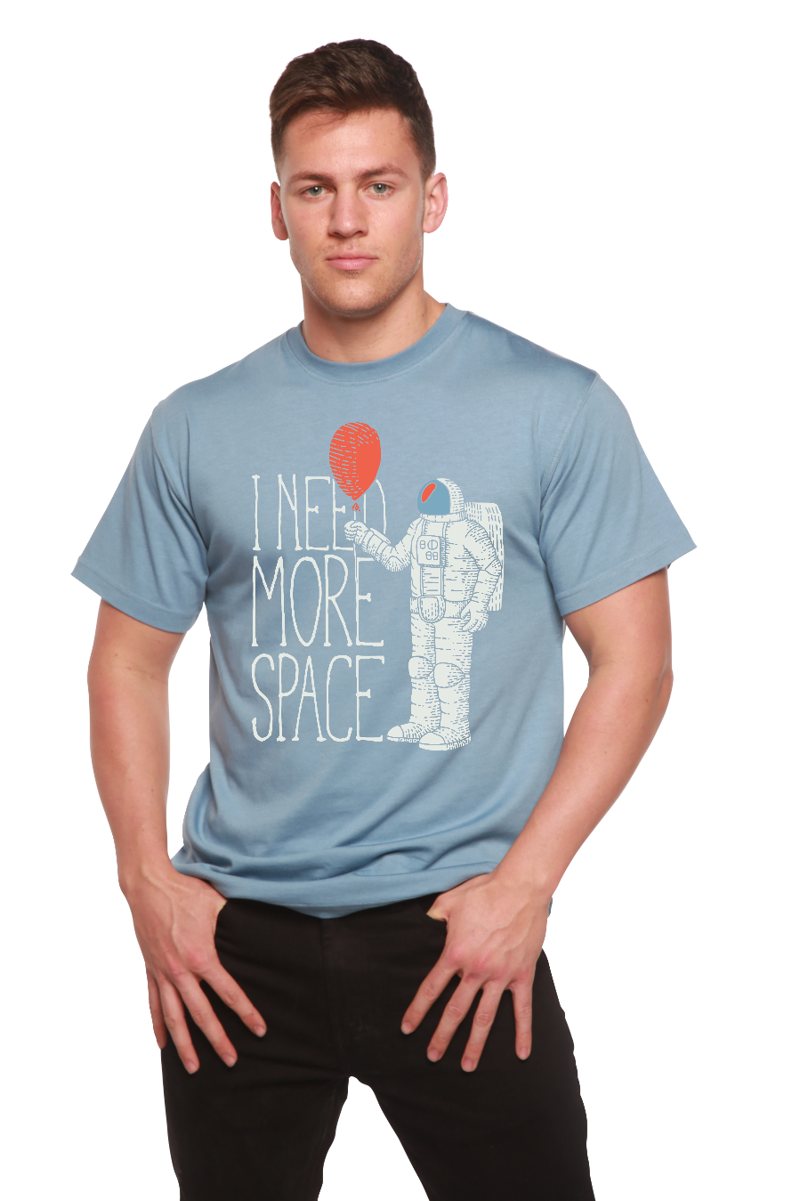 I need more space Men's Bamboo Graphic T-Shirt