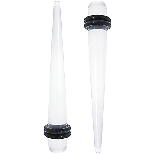 2G Clear UV Acrylic Straight Taper Set
