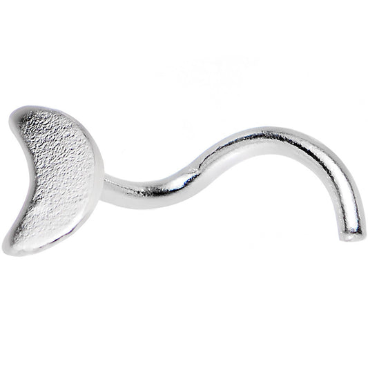 Sterling Silver Half Moon Nose Ring