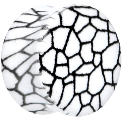 Snake Skin Glow in the Dark Saddle Plug 2G to 1 Inch