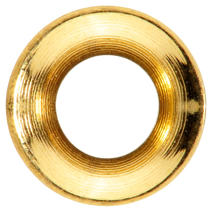 4G Gold Tone Plated Double Flare Tunnel Plug Set