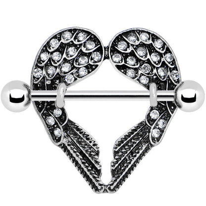 Crystalline Gem Angel Wings Nipple Shield Set