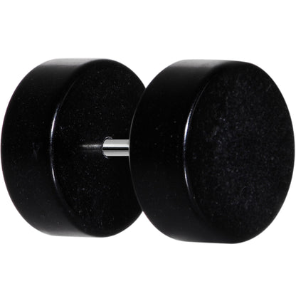 Black Acrylic Cheater Plug Set Looks Like 00G