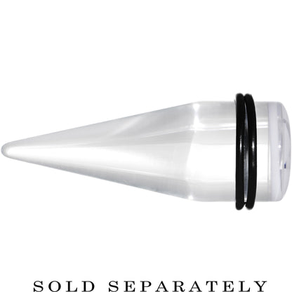 18mm Clear White Acrylic Wish on a Star Taper