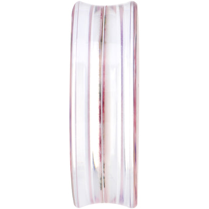 50mm Acrylic Pink Grandma's Wallpaper Flowered Saddle Plug