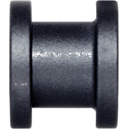 Brown Matte Silicone Screw Fit Tunnel Plug Set 6mm to 25mm