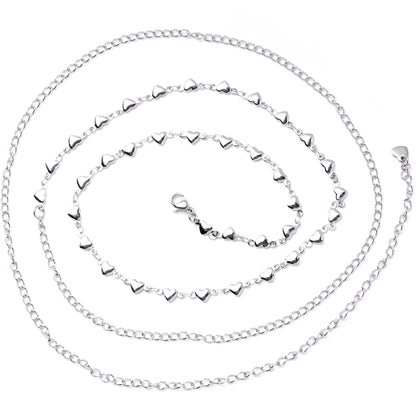 Every Body Love Your Body Heart Belly Chain