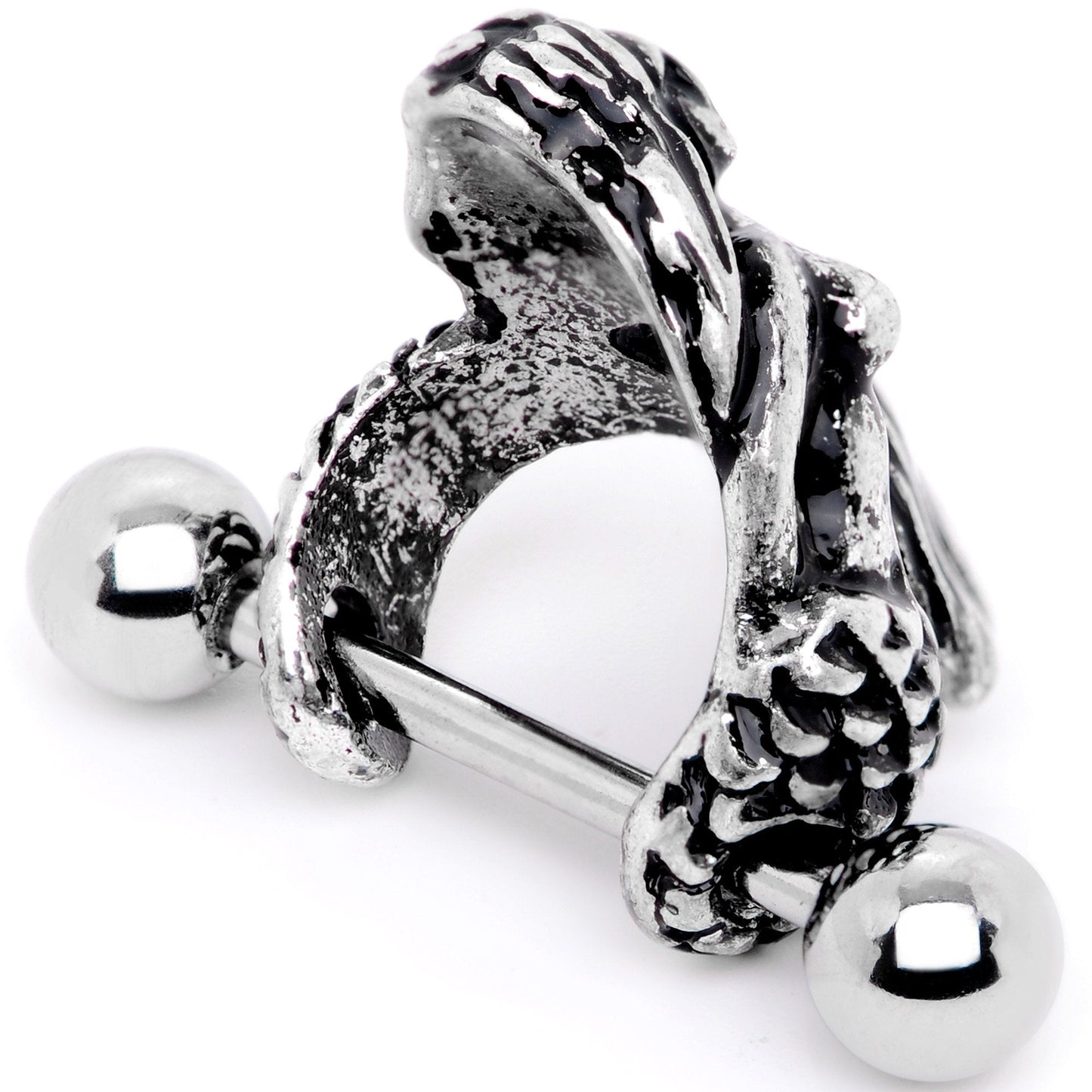 16G 1/2 Mermaids Embrace Cuff Cartilage Earring