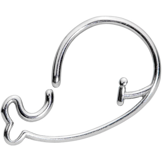 18G Watch Out For the Whale Closure Ring