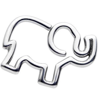 16G 5/16 Elephant Elegance Closure Ring