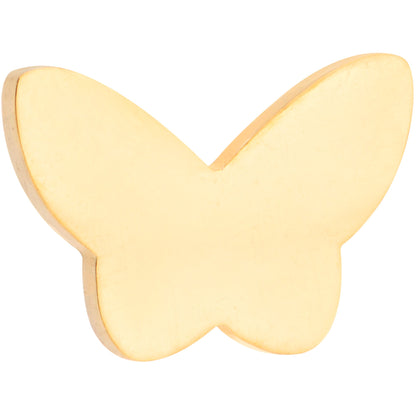 Multicolor Butterfly Barbell Tongue Ring Set of 4