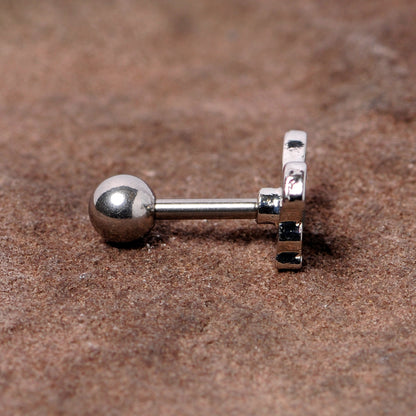 16G 1/4 Darling Green Dinosaur Cartilage Tragus Earring