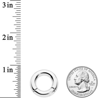 4G 1/2 Stainless Steel Hinged Segment Ring