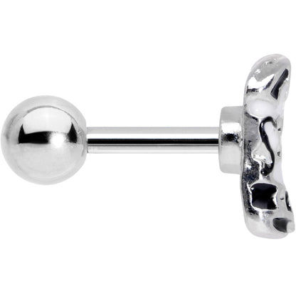 16G 1/4 Western Cowboy Boot Cartilage Tragus Earring