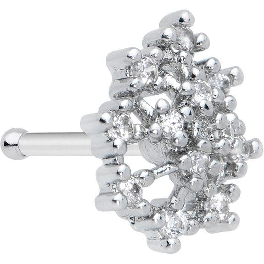20G 5/16 Clear CZ Gem Constellation Nose Bone