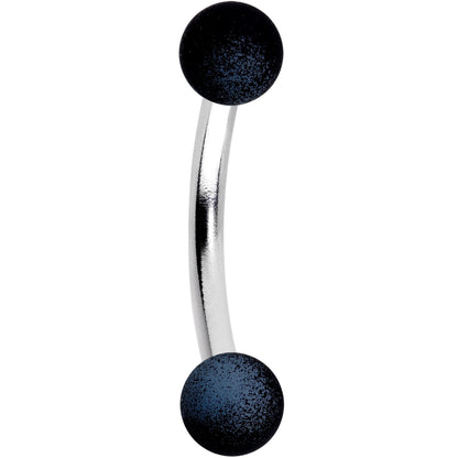 16G 5/16 Blue Pink Green Ombre Soft Finish Eyebrow Ring Set of 4