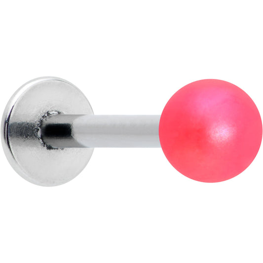 16G 5/16 Matte Pink Aurora Labret Monroe Tragus