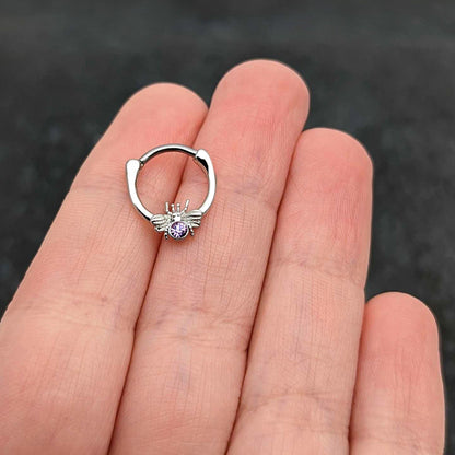 16G 5/16 Purple Gem Ultra Fly Cartilage Clicker