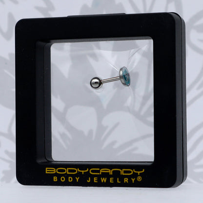 16G 1/4 Loving Blue Whales Cartilage Tragus Stud