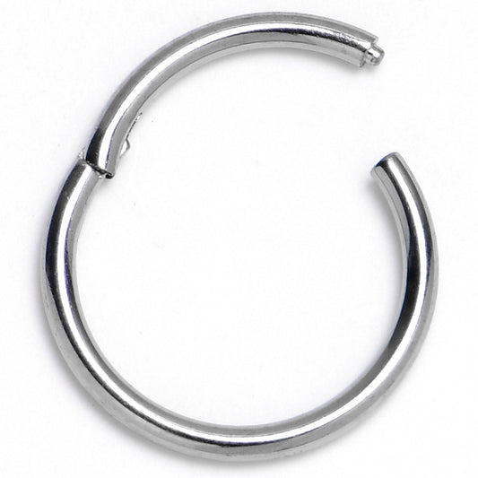 18G 9mm ASTM F-136 Titainum Precision Hinged Segment Hoop