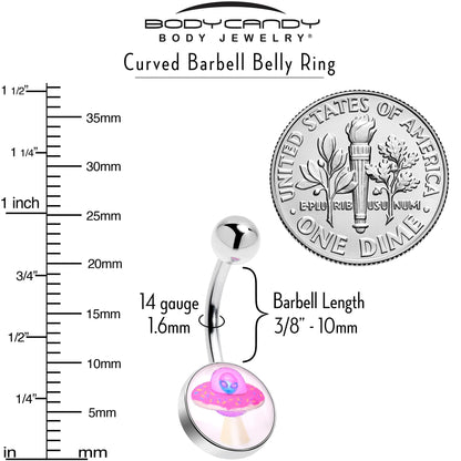 UFO Alien Ship Belly Ring
