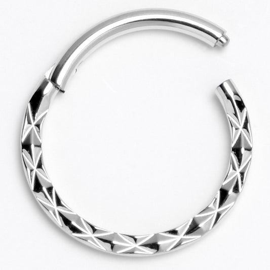 16G 3/8 Ultra Modern Precision Hinge Segment Ring