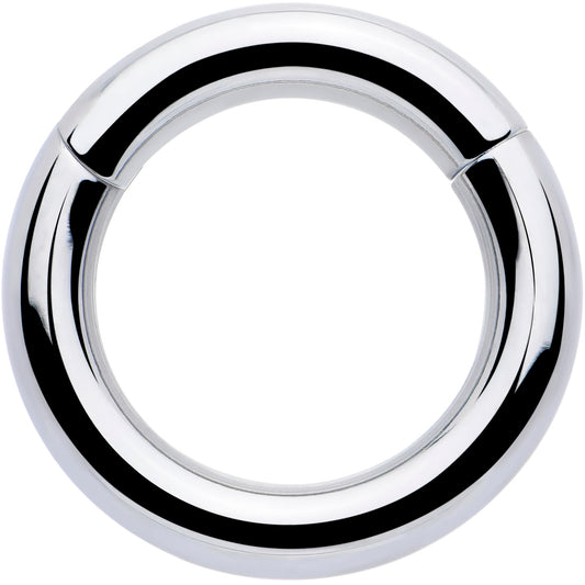 8G 1/2 316L Surgical Steel Precision Hinged Segment Hoop