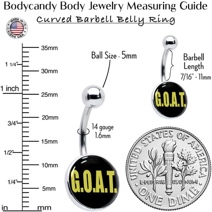 G.O.A.T. Belly Ring by Onyx O