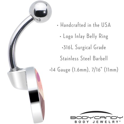 Mountain Sunrise Belly Ring by Onyx O