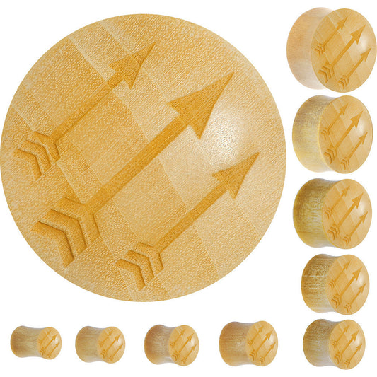 Organic Crocodile Wood Archer's Arrows Saddle Plug