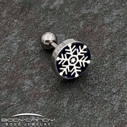 Glow in the Dark Holiday Christmas Tree Tragus Cartilage Earring by Onyx O