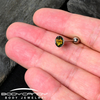 Nacho Type Barbell Tongue Ring by Onyx O