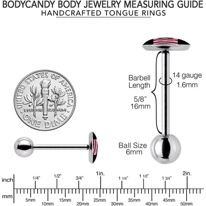 Vibe Barbell Tongue Ring by Onyx O