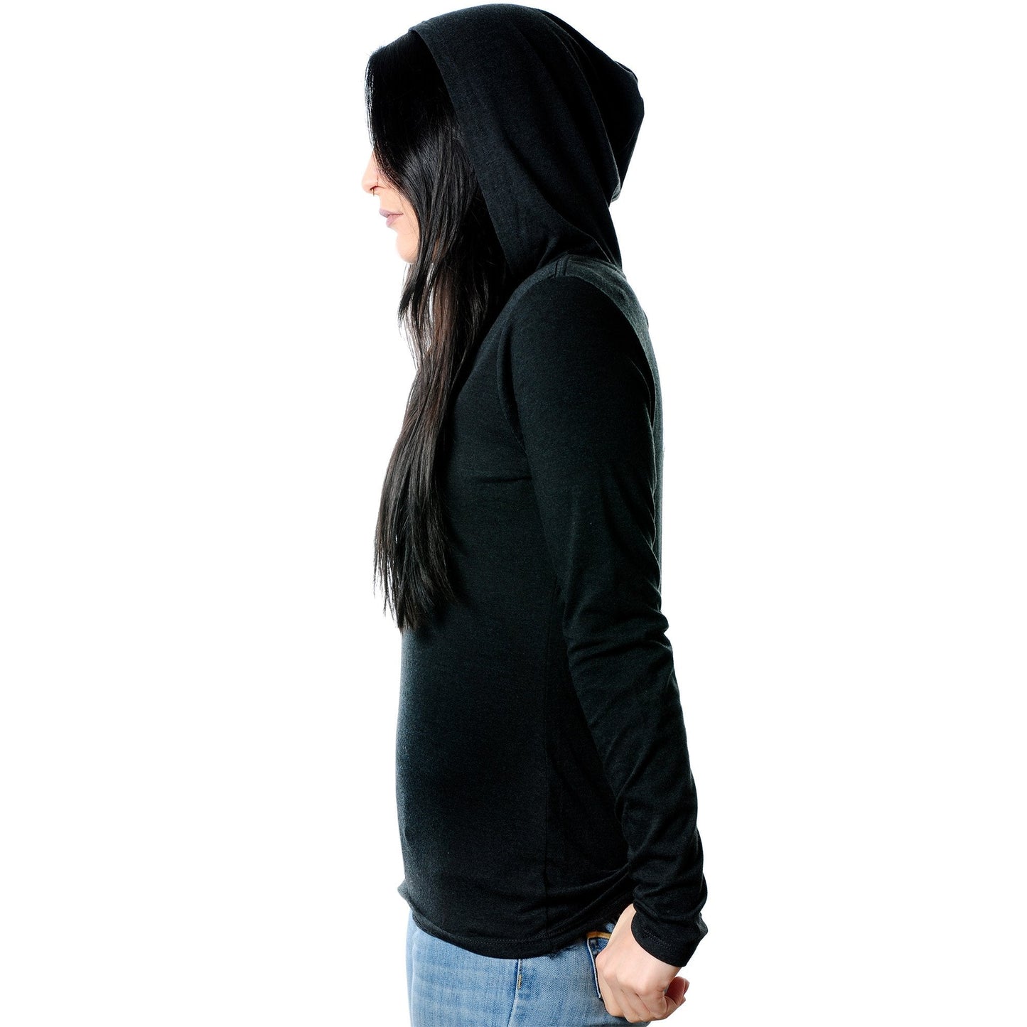 Honey Black Long Sleeve Hoodie
