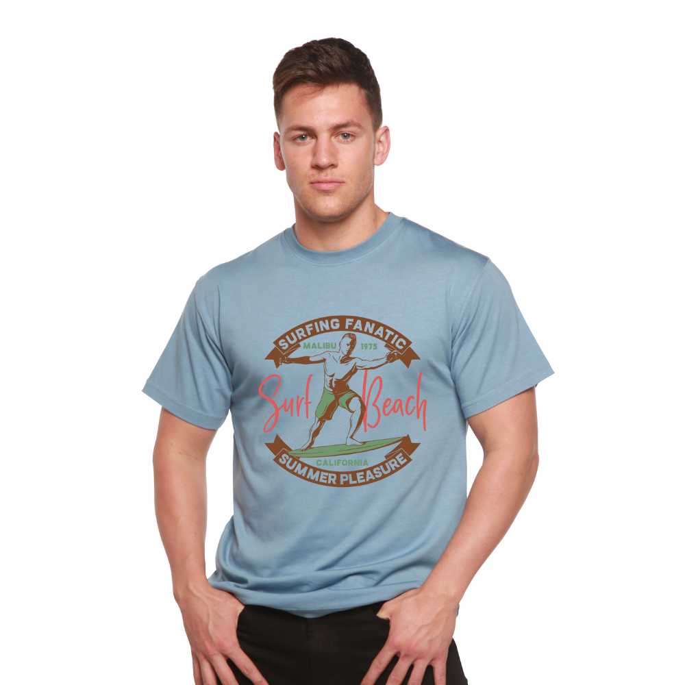 Surf Beach Men's Bamboo Graphic T-Shirt
