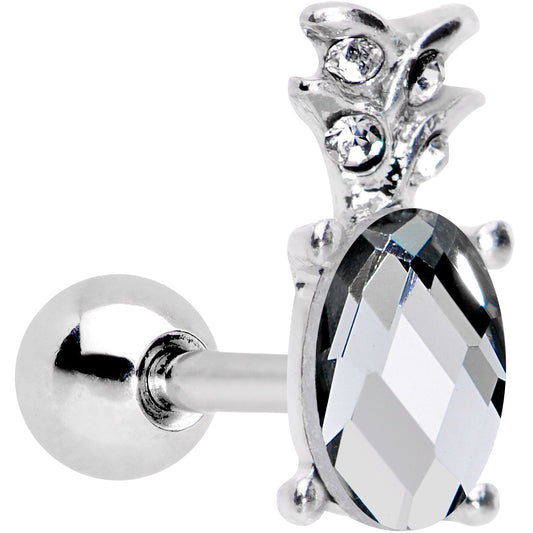 16G 1/4 Clear Gem Juicy Pineapple Cartilage Tragus Earring