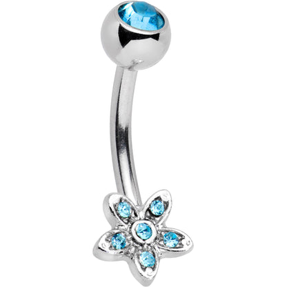 Field of Flowers Dangle Belly Ring