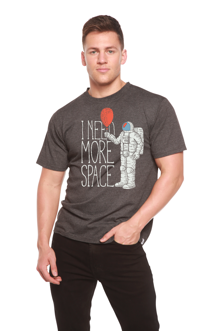 I need more space Men's Bamboo Graphic T-Shirt