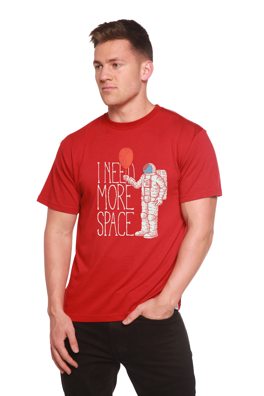 I need more space Men's Bamboo Graphic T-Shirt