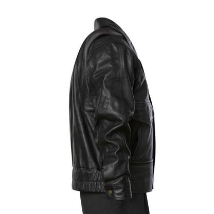 Handmade Professional Pilot Uniform Leather Jacket Real Leather with Epaulettes for Women
