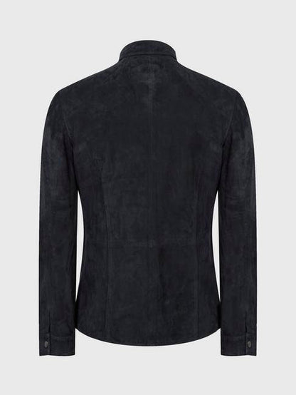 Handmade Suede Shirt Jacket