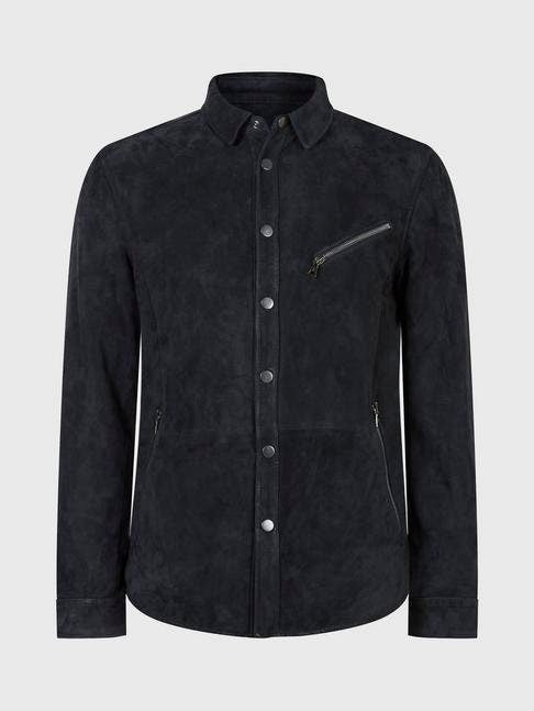 Handmade Suede Shirt Jacket