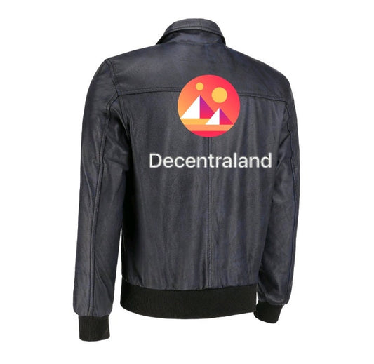 Handmade Decentraland Leather Jacket