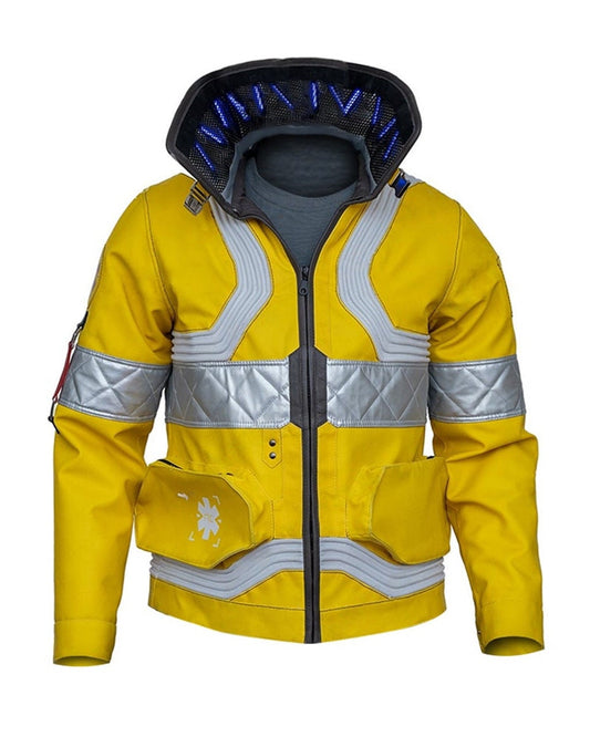 David Martinez Cyberpunk 2077 Jacket – LED & Vegan Leather