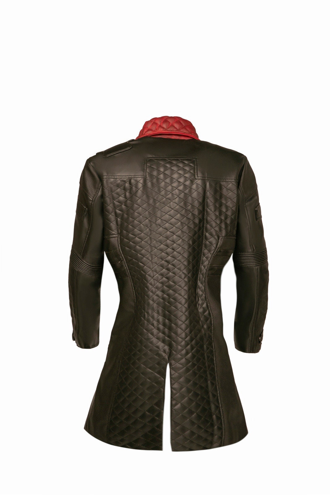 Phantom Liberty Solomon Reed Cosplay Costume Black Leather Coat,   Cosplay Idris Elba Inspired Handcrafted by Ox and Bulls