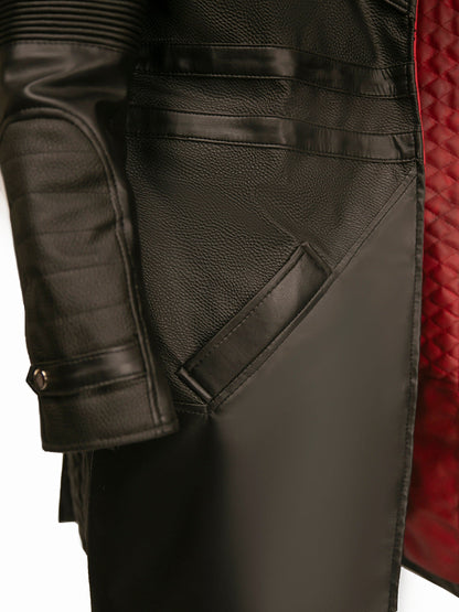Phantom Liberty Solomon Reed Cosplay Costume Black Leather Coat,   Cosplay Idris Elba Inspired Handcrafted by Ox and Bulls