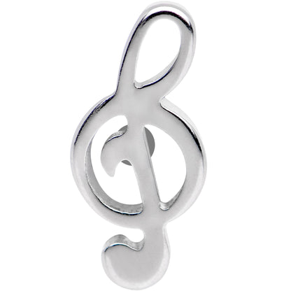16G 1/4 Treble Clef Music Note Tragus Cartilage Earring