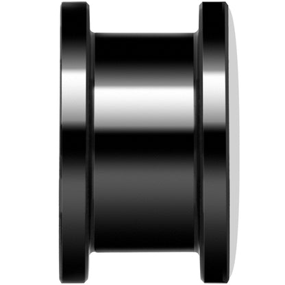 Pink Black Radiant Cross Black Anodized Screw Fit Plug Set 9/16